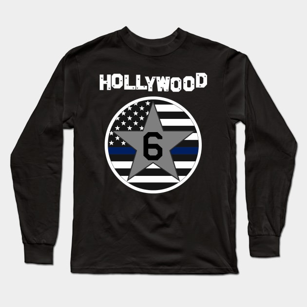 Hollywood Division Long Sleeve T-Shirt by knightwatchpublishing